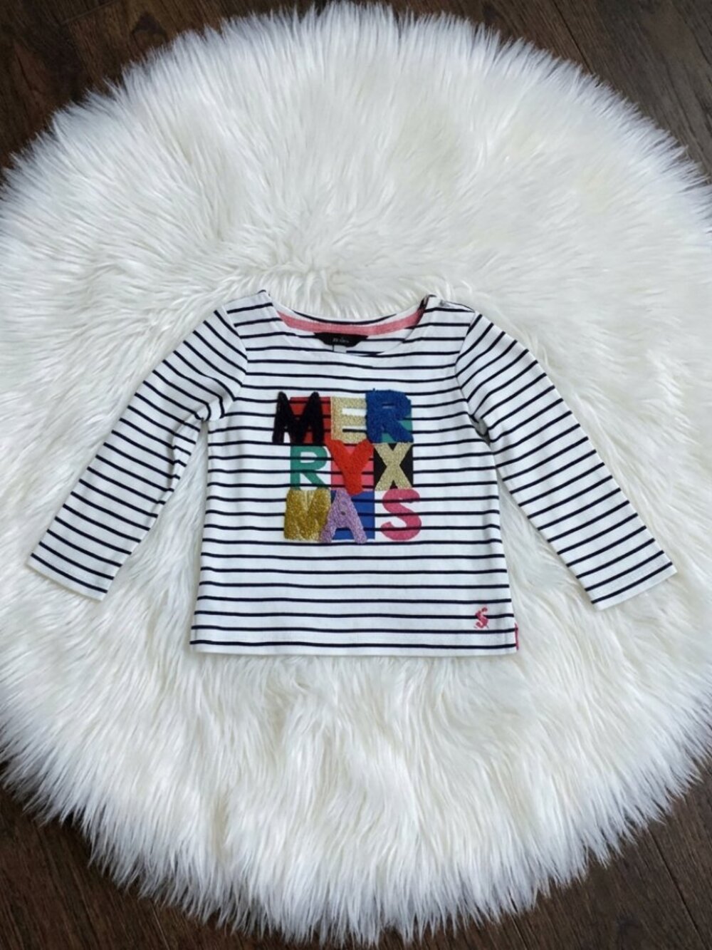 NWT Joules Harbour Luxe Xmas Top Size 2Y